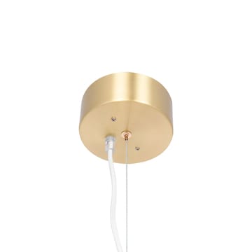 Astrid pendel - messing/hvid, 8 pærer - Globen Lighting