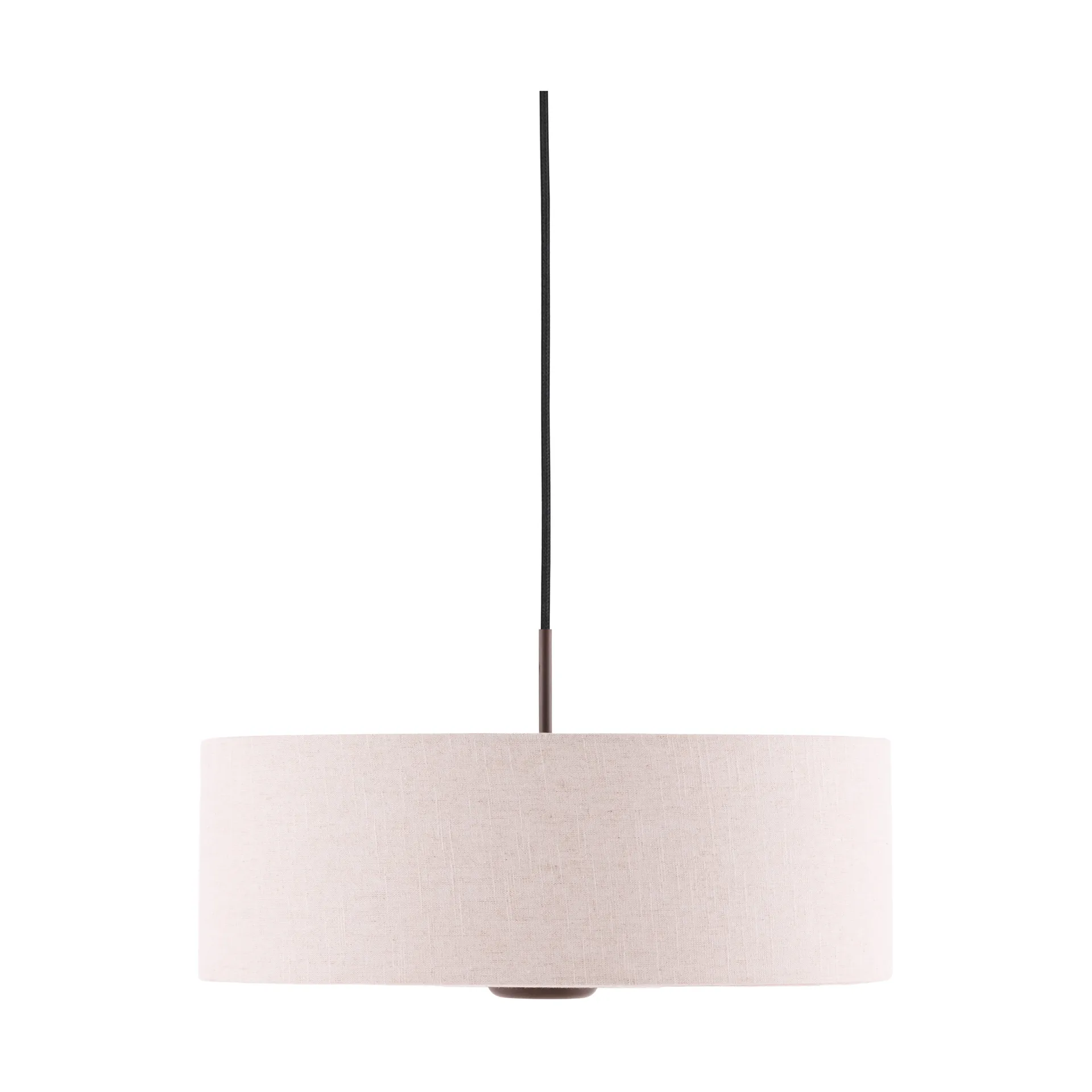 Bosco pendel, Beige, brunbejdset eg, Ø55 cm Globen Lighting