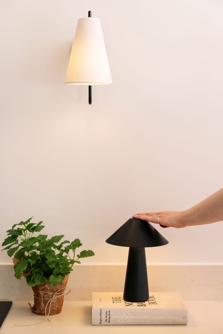 Cannes portabel bordlampe, Sort Globen Lighting