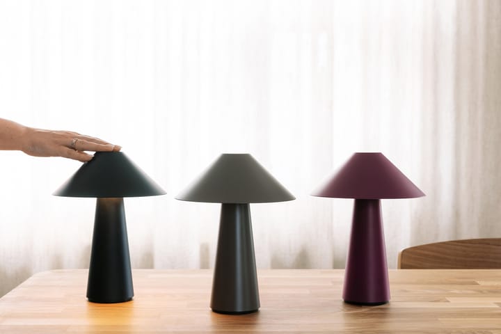 Cannes portabel bordlampe, Sort Globen Lighting