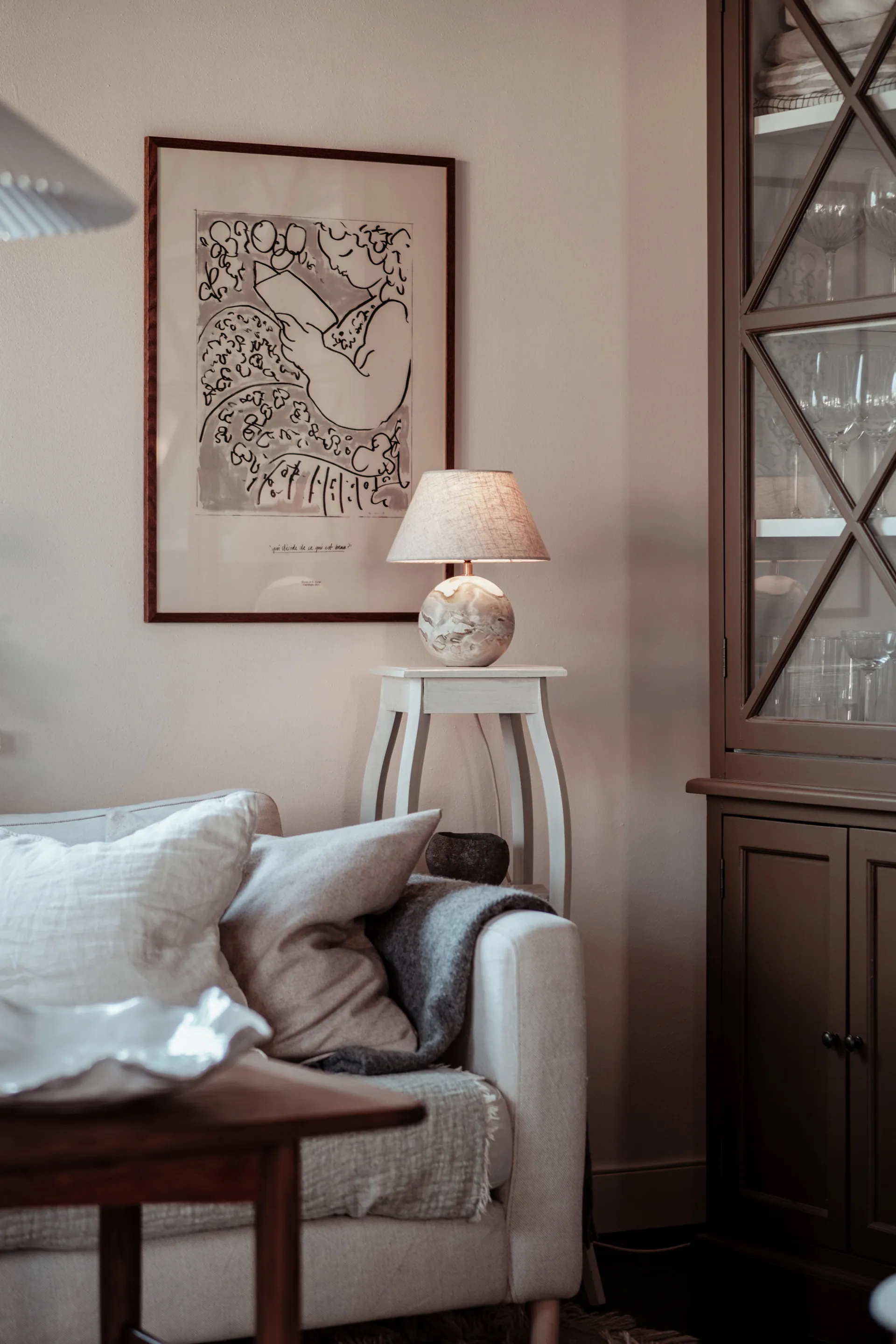 Castello 24 bordlampe, Grøn Globen Lighting