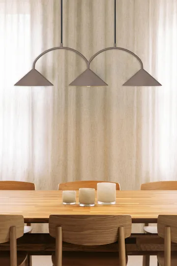 Curve pendel 3 - Mocha - Globen Lighting