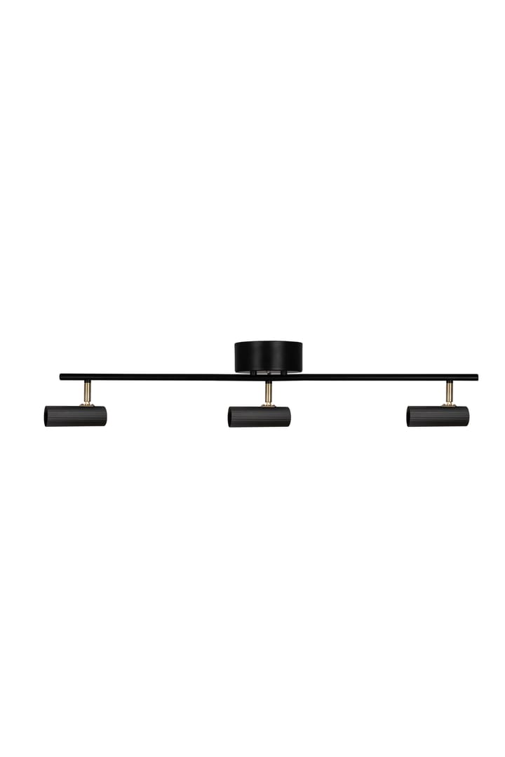 Hubble 3 Long plafond, Sort/Messing Globen Lighting