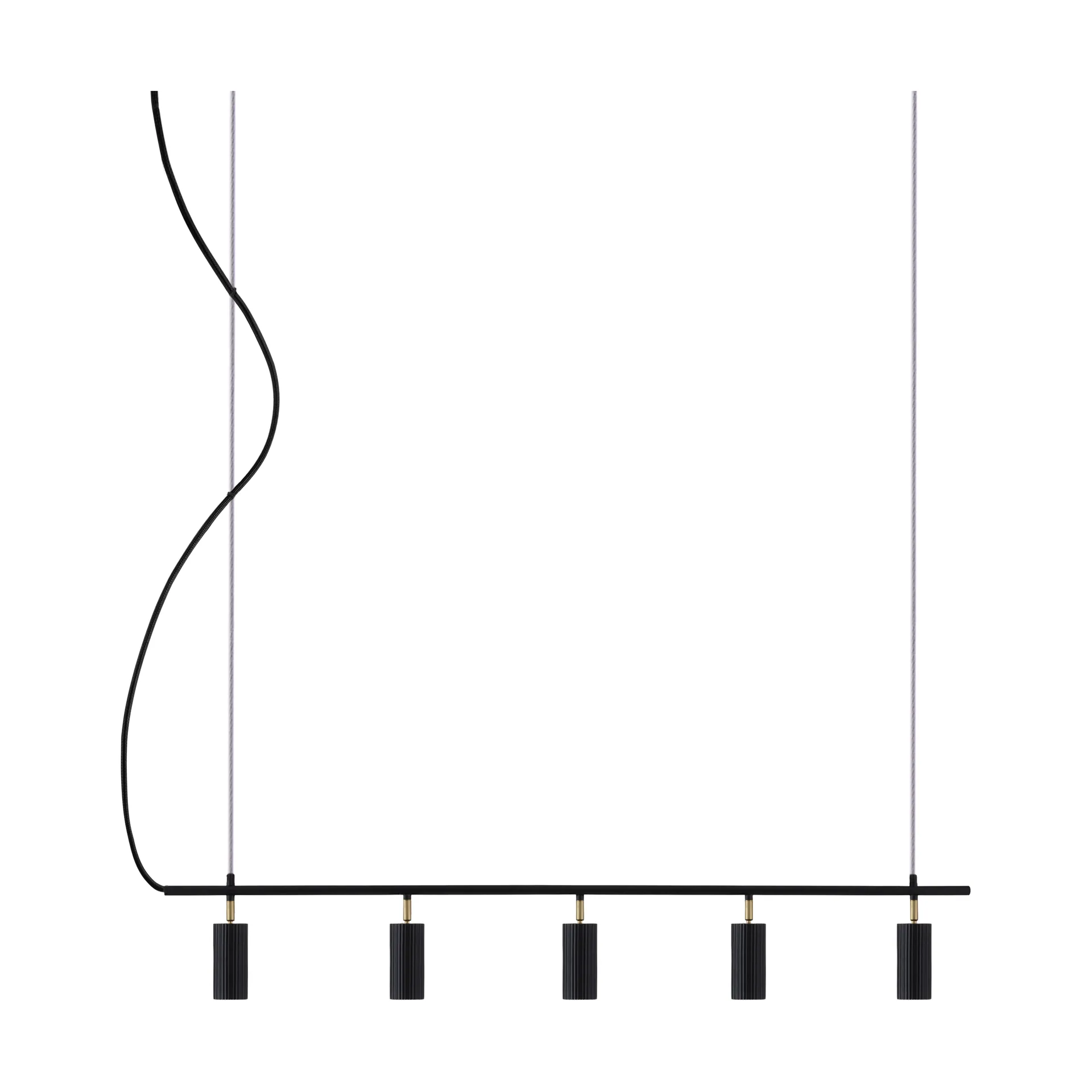 Hubble 5 Long plafond, Sort Globen Lighting