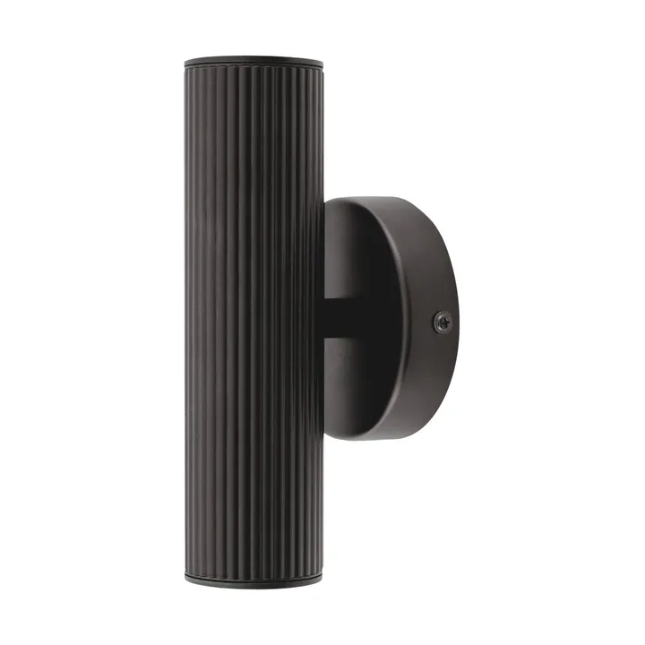 Hubble up/down væglampe facadebelysning - Sort - Globen Lighting