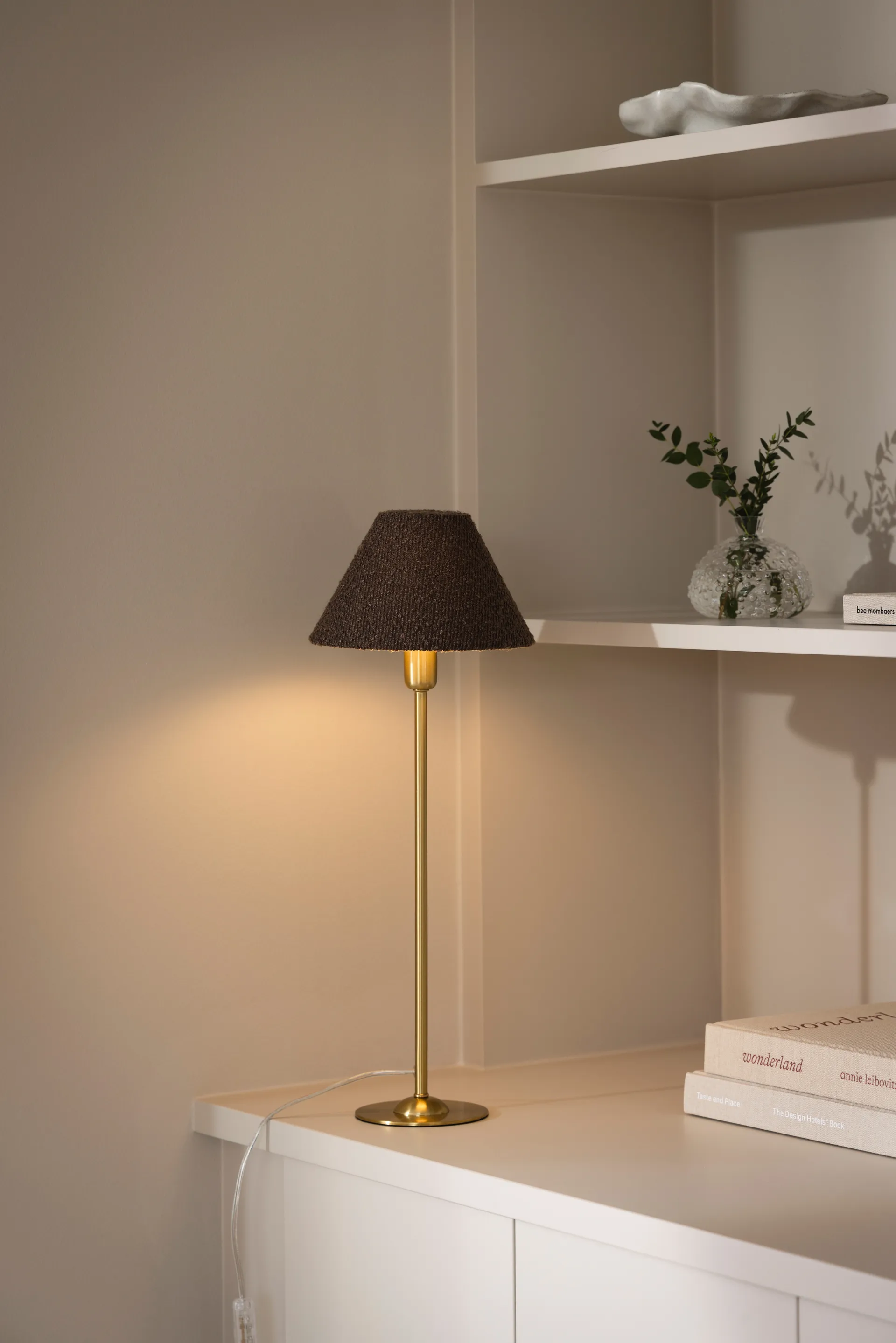 Iris 20 lampeskærm, Bouclé mocha Globen Lighting