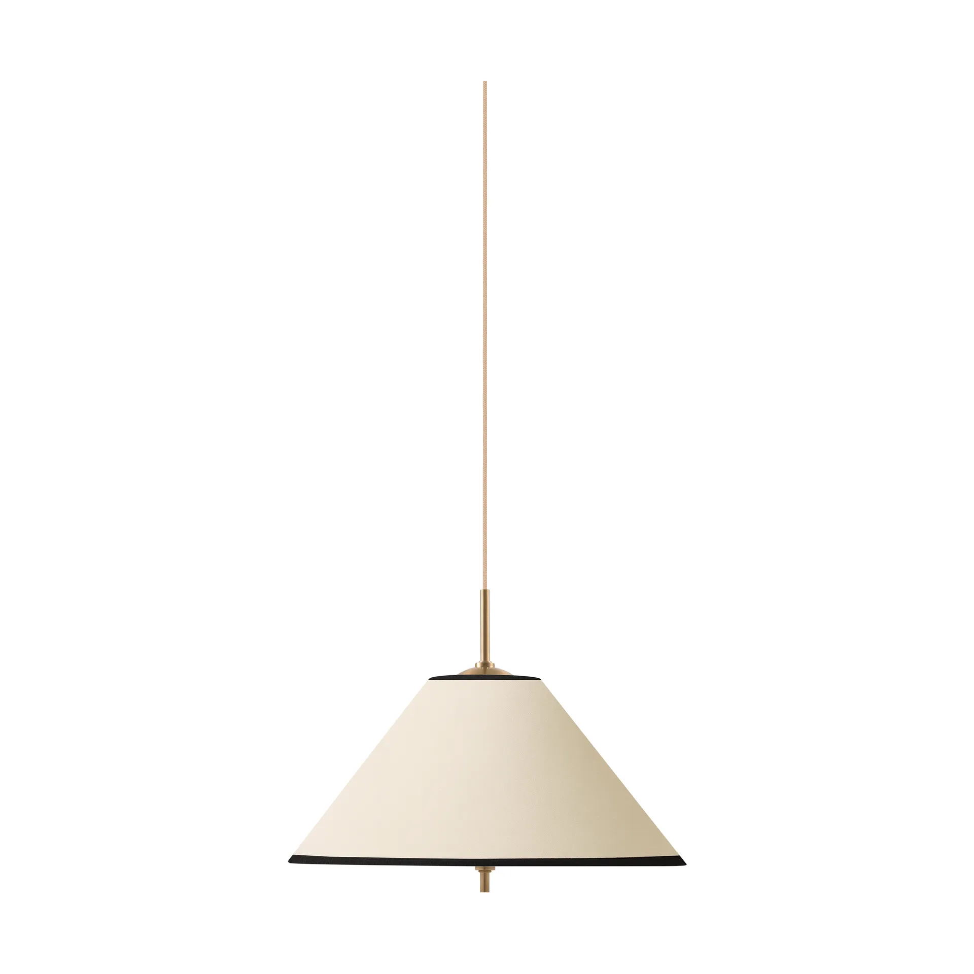 Iris pendel 25, Creme-noir (hvid-guldfarvet) Globen Lighting