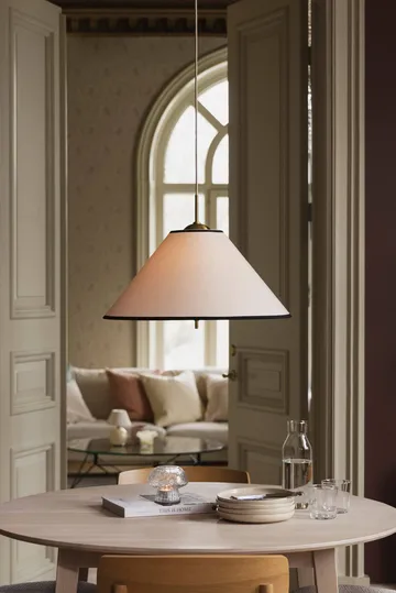 Iris pendel 50 - Creme-noir (hvid-guldfarvet) - Globen Lighting
