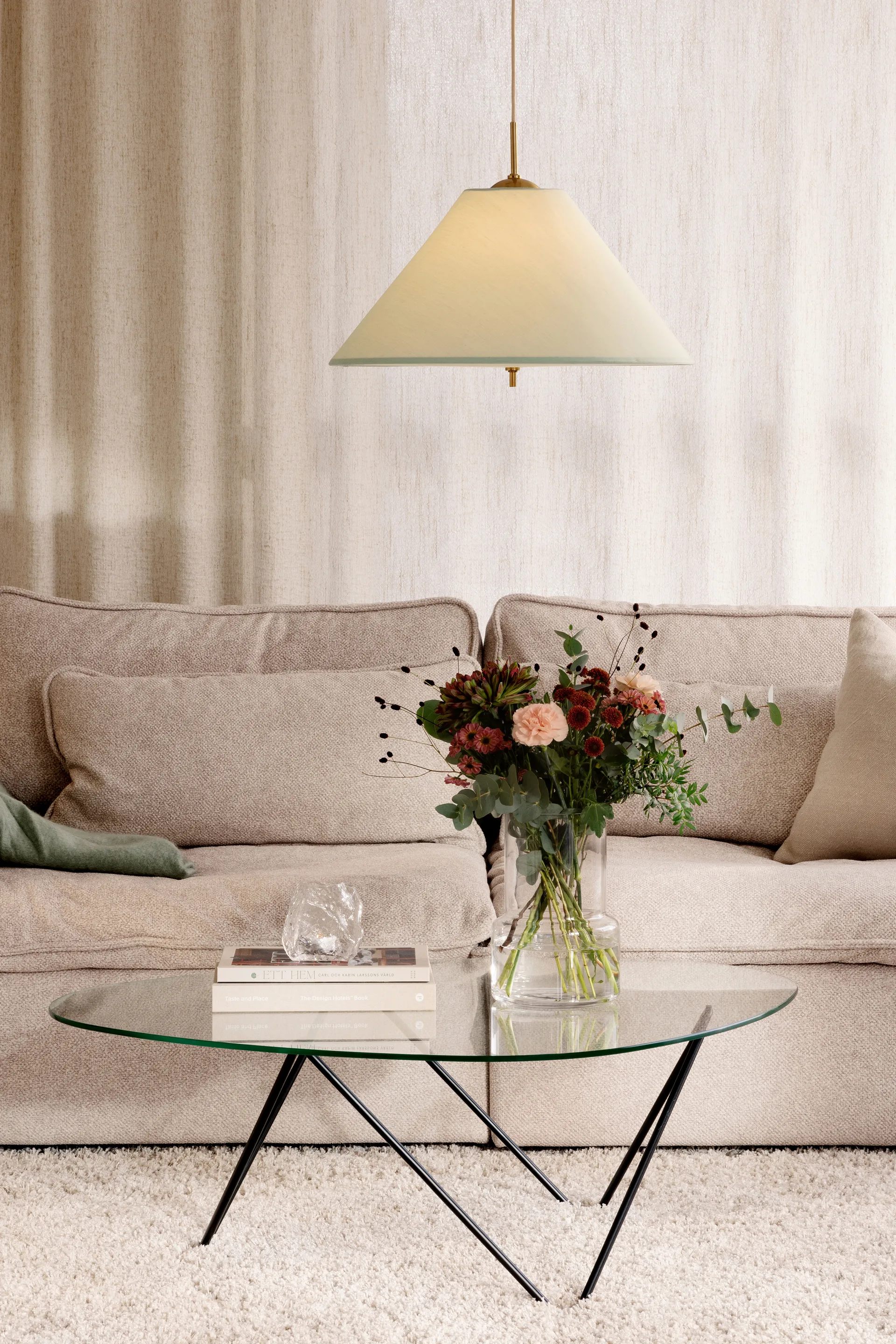 Iris pendel 50, Grøn Globen Lighting