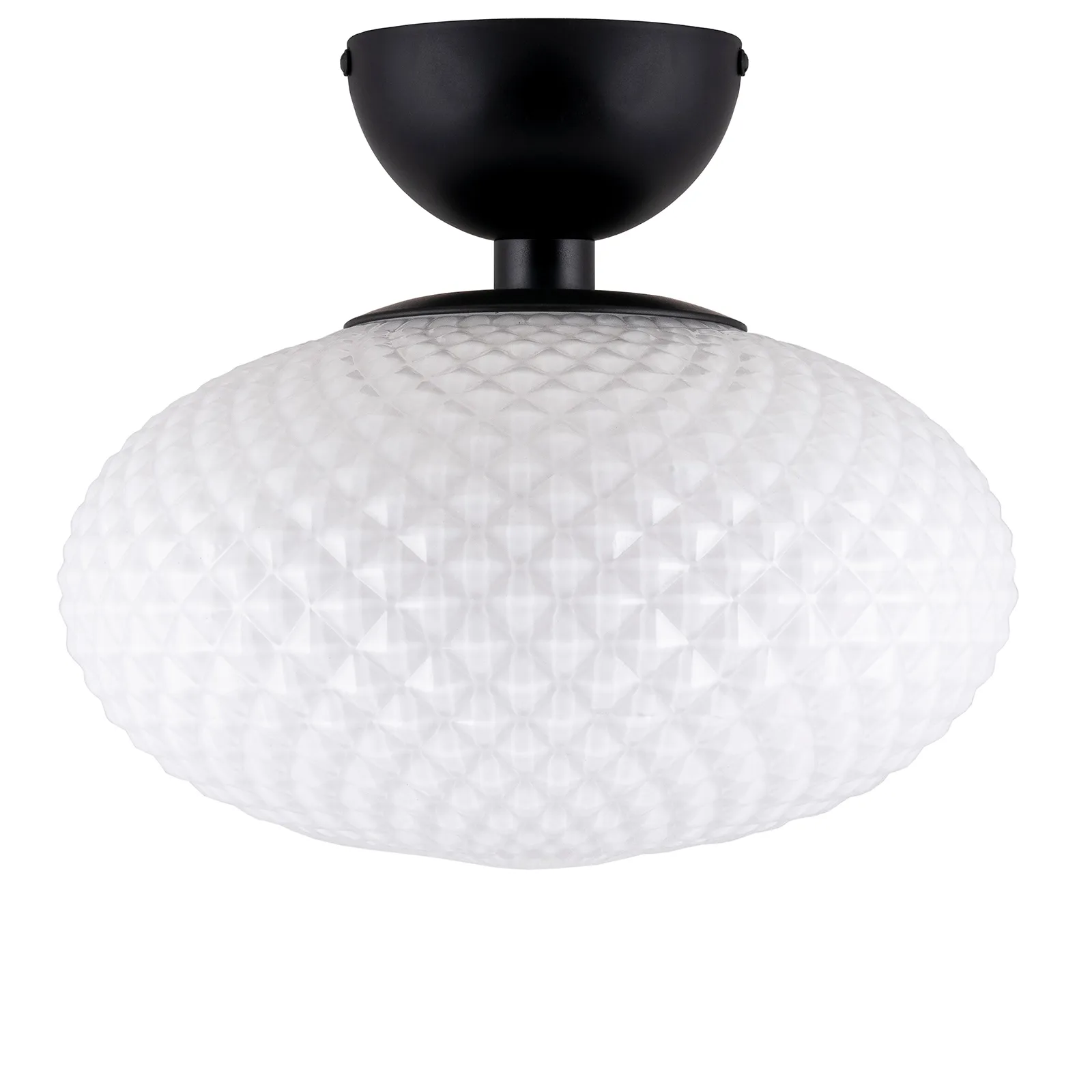 Jackson plafond Ø28 cm, Hvid/Sort Globen Lighting