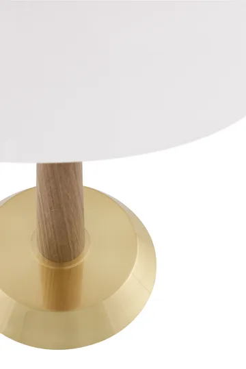 Ligna bordlampe - Eg-råmessing, Ø29x39,2 cm - Globen Lighting