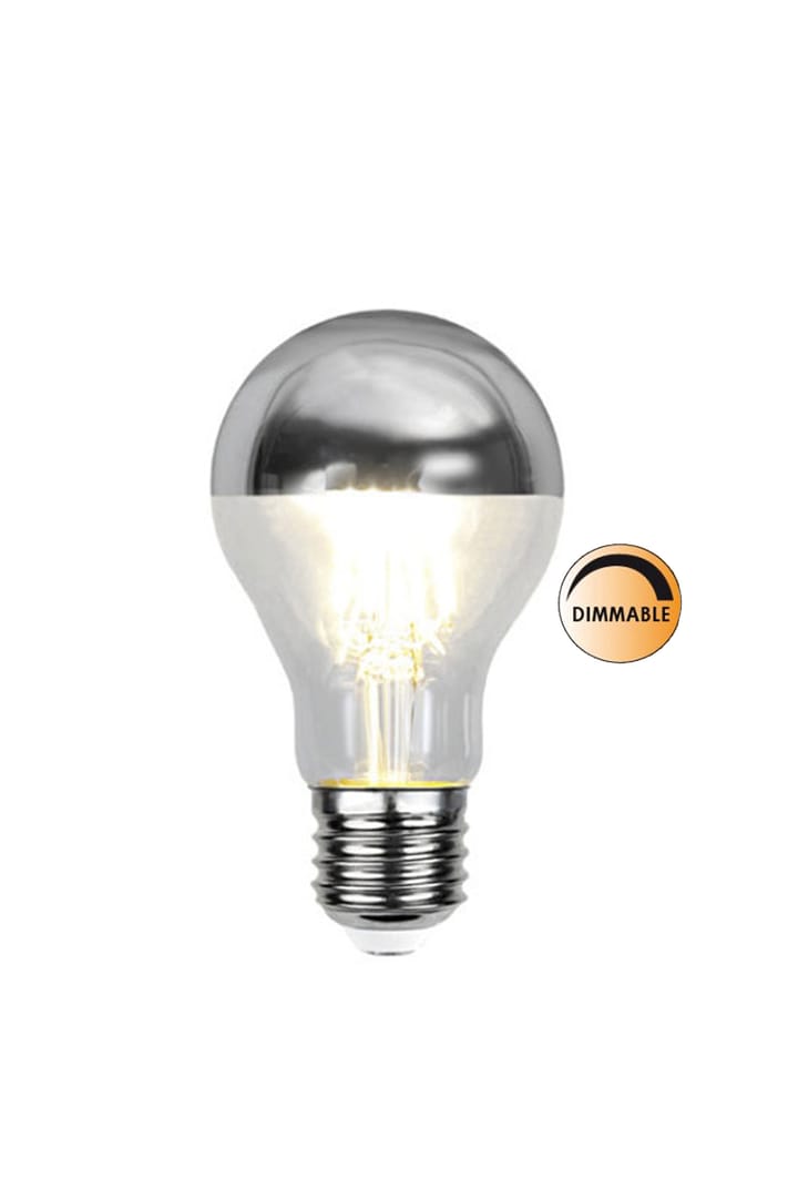 Lyskilde LED 352-94 topreflekteret dæmpbar E27 - Sølv - Globen Lighting