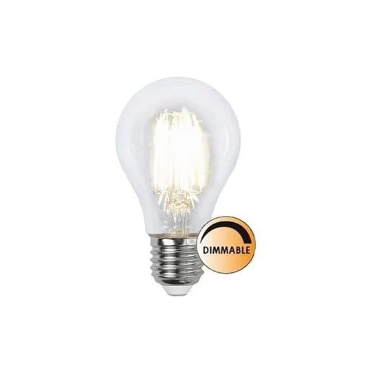 Lyskilde LED filament 7 W dæmpbar E27 Normal, Klar Globen Lighting