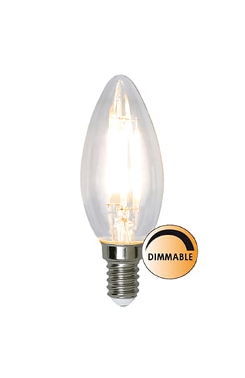 Lyskilde LED filament Kron 3,2W dæmpbar E14, Klar Globen Lighting
