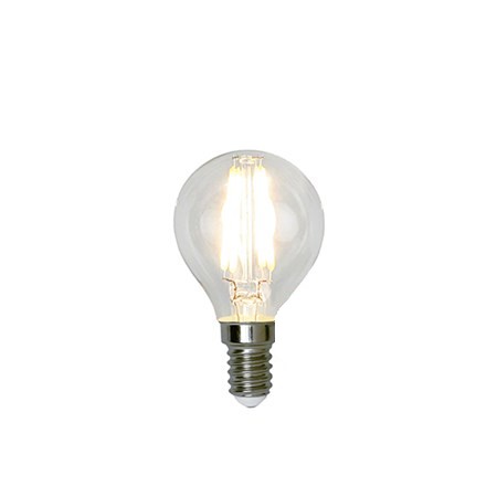 Globen Lighting Lyskilde LED filament Kugle 3,2W dæmpbar E14 Klar