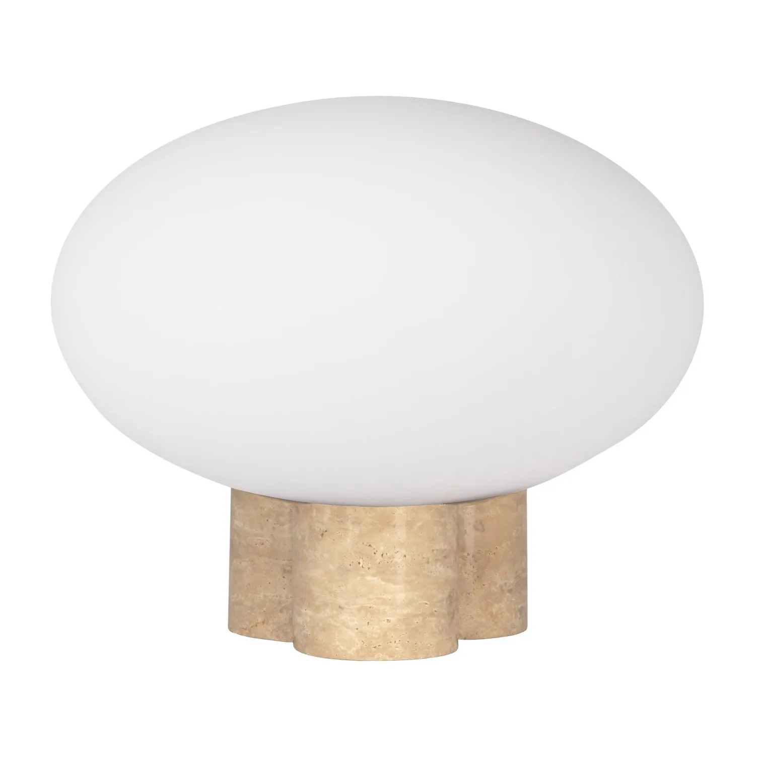 Mammut bordlampe Ø28 cm, Travertin Globen Lighting