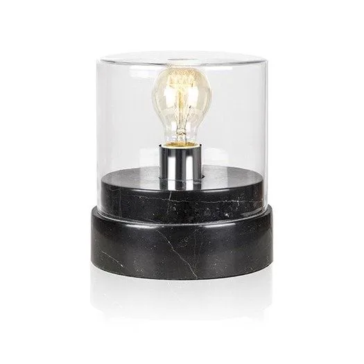 Marmi Wide bordlampe, Sort Globen Lighting