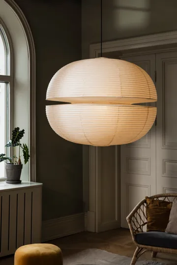 Mela lampeskærm - Beige, Ø80 cm - Globen Lighting