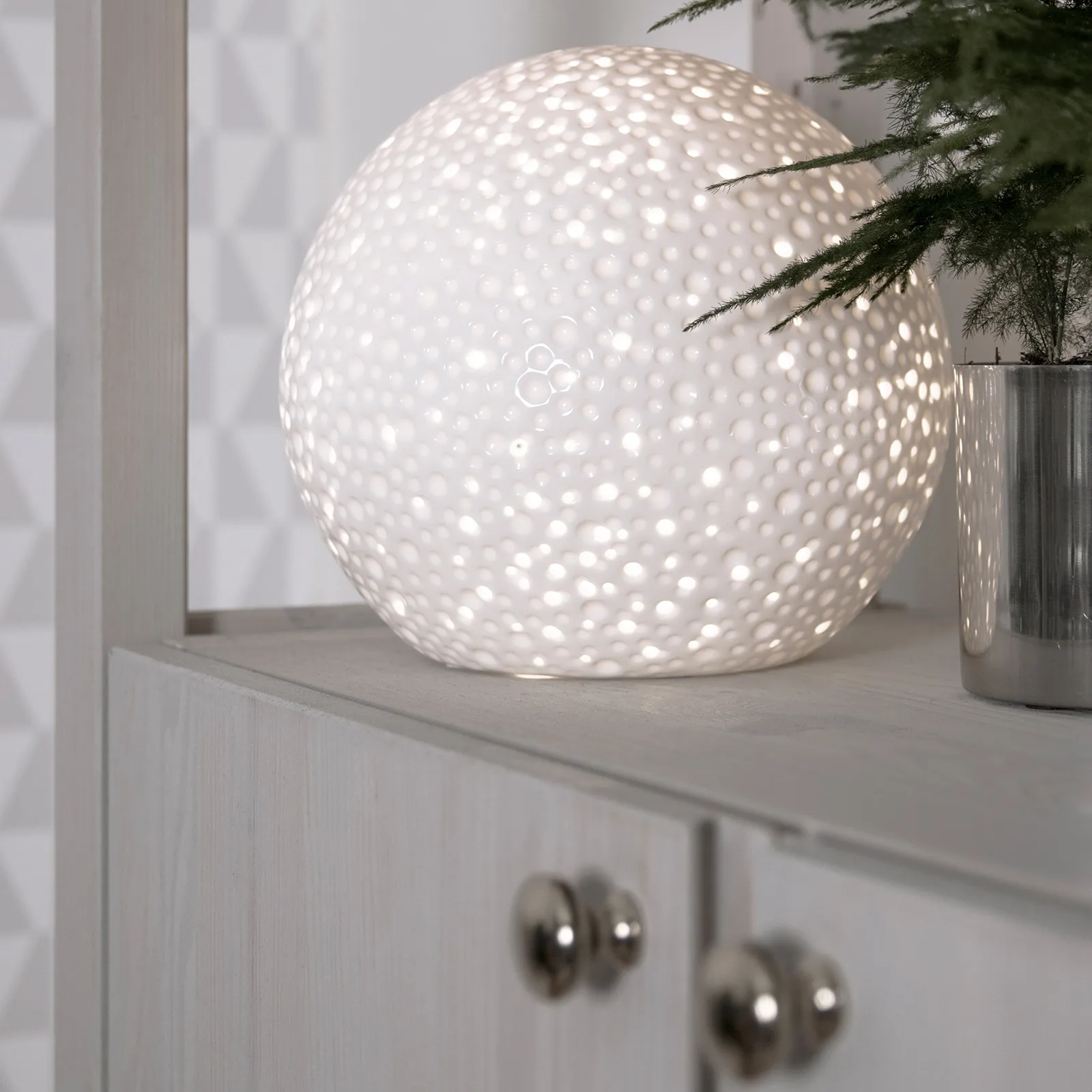 Moonlight bordlampe XL 21 cm, Hvid Globen Lighting