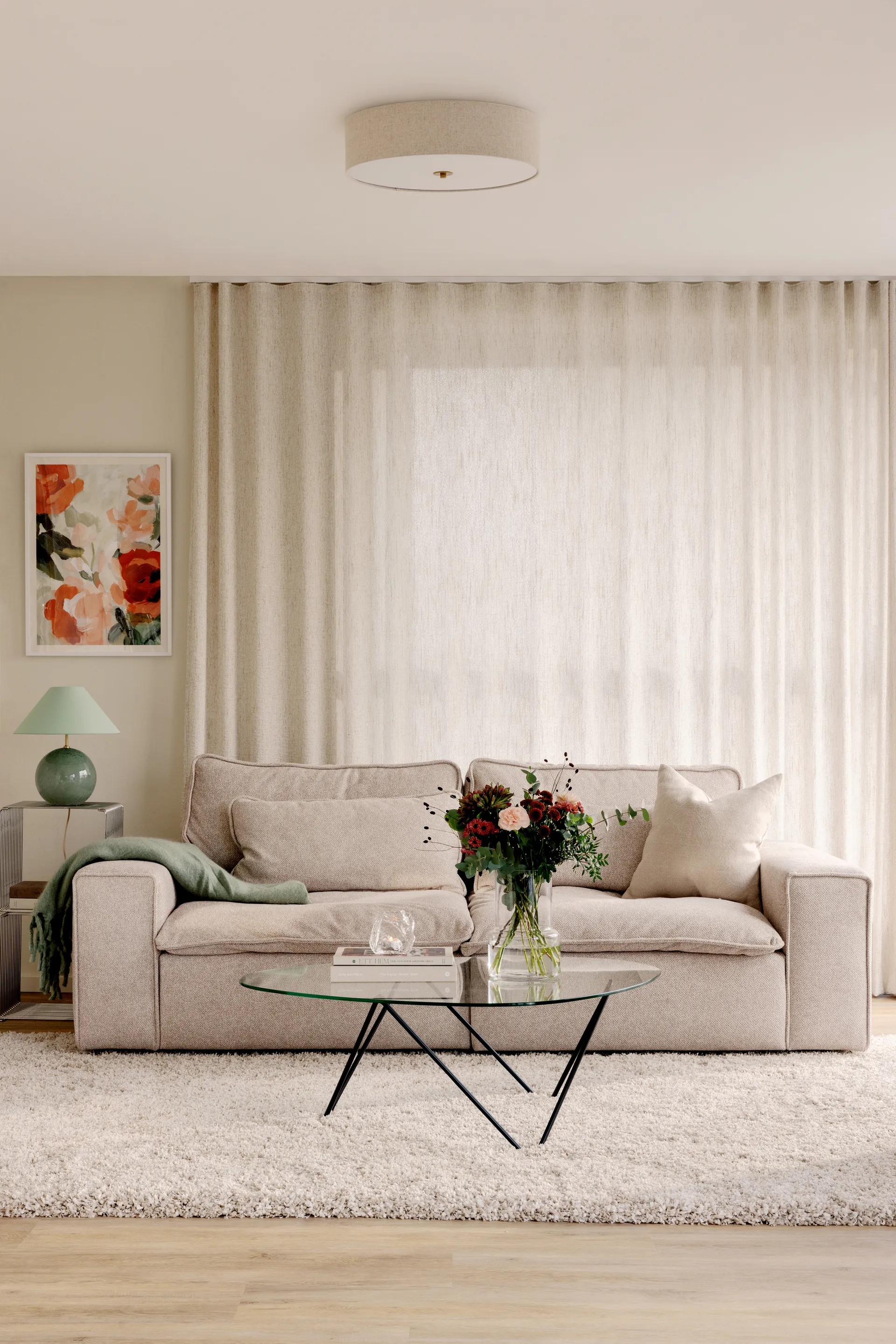 Noah 35 loftlampe, Beige Globen Lighting