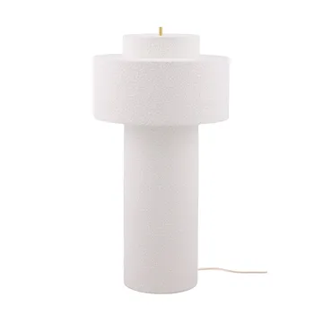 Noah gulvlampe - Hvid bouclé, Ø45x88 cm - Globen Lighting