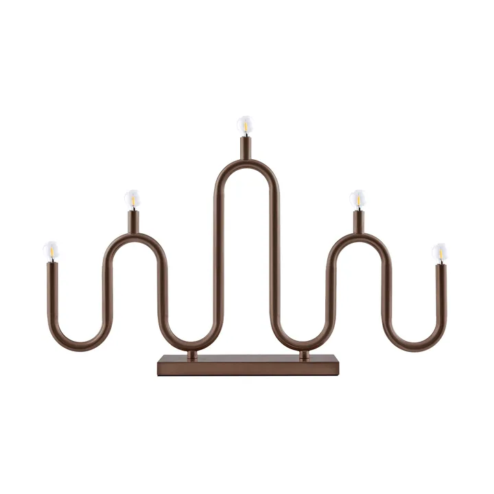 Noel 5 adventslysestage - Bronze - Globen Lighting