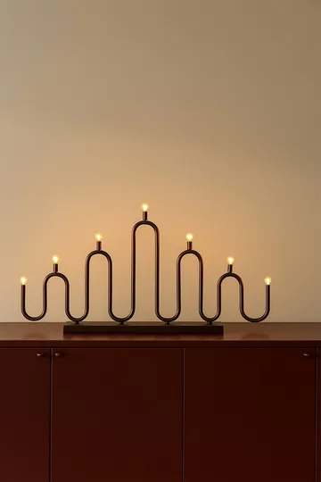 Noel 7 adventslysestage - Bronze - Globen Lighting