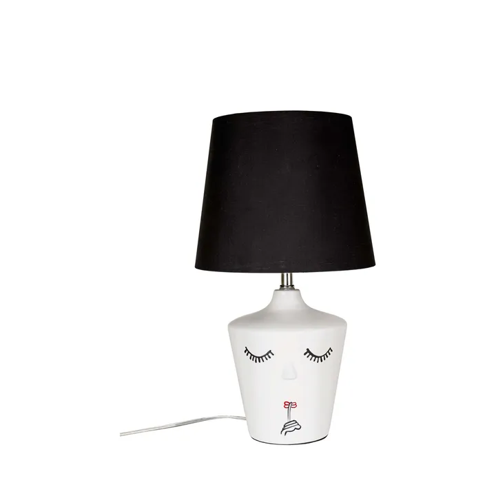 Nora bordlampe - Sort-hvid - Globen Lighting