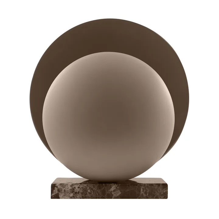 Orbit bordlampe - Mocha, brun marmor - Globen Lighting