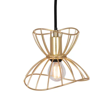 Ray pendel mini Ø16 cm - Børstet messing - Globen Lighting