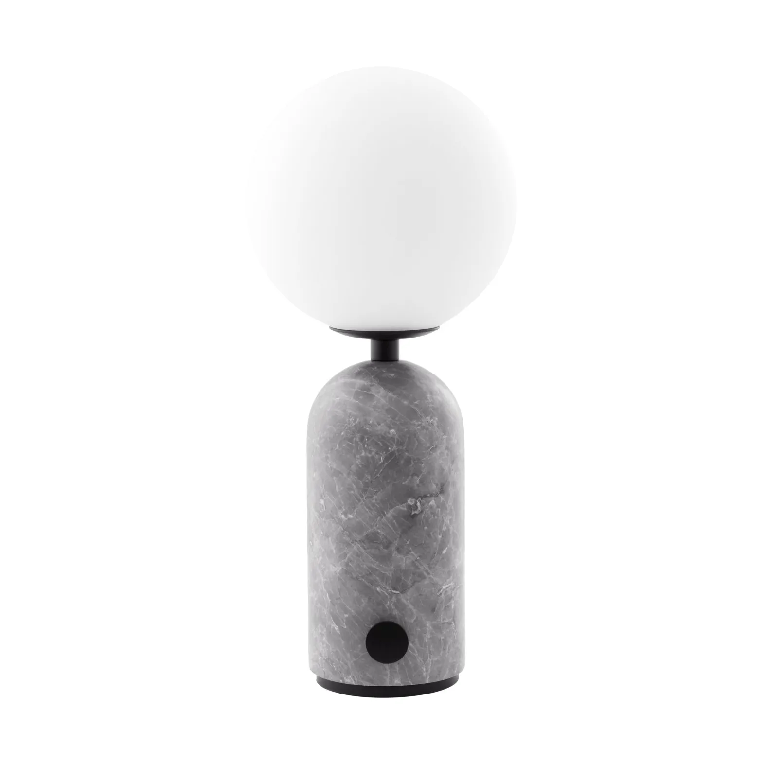 Globen Lighting Torrano bordlampe bærbar Grå marmor, 27,5 cm