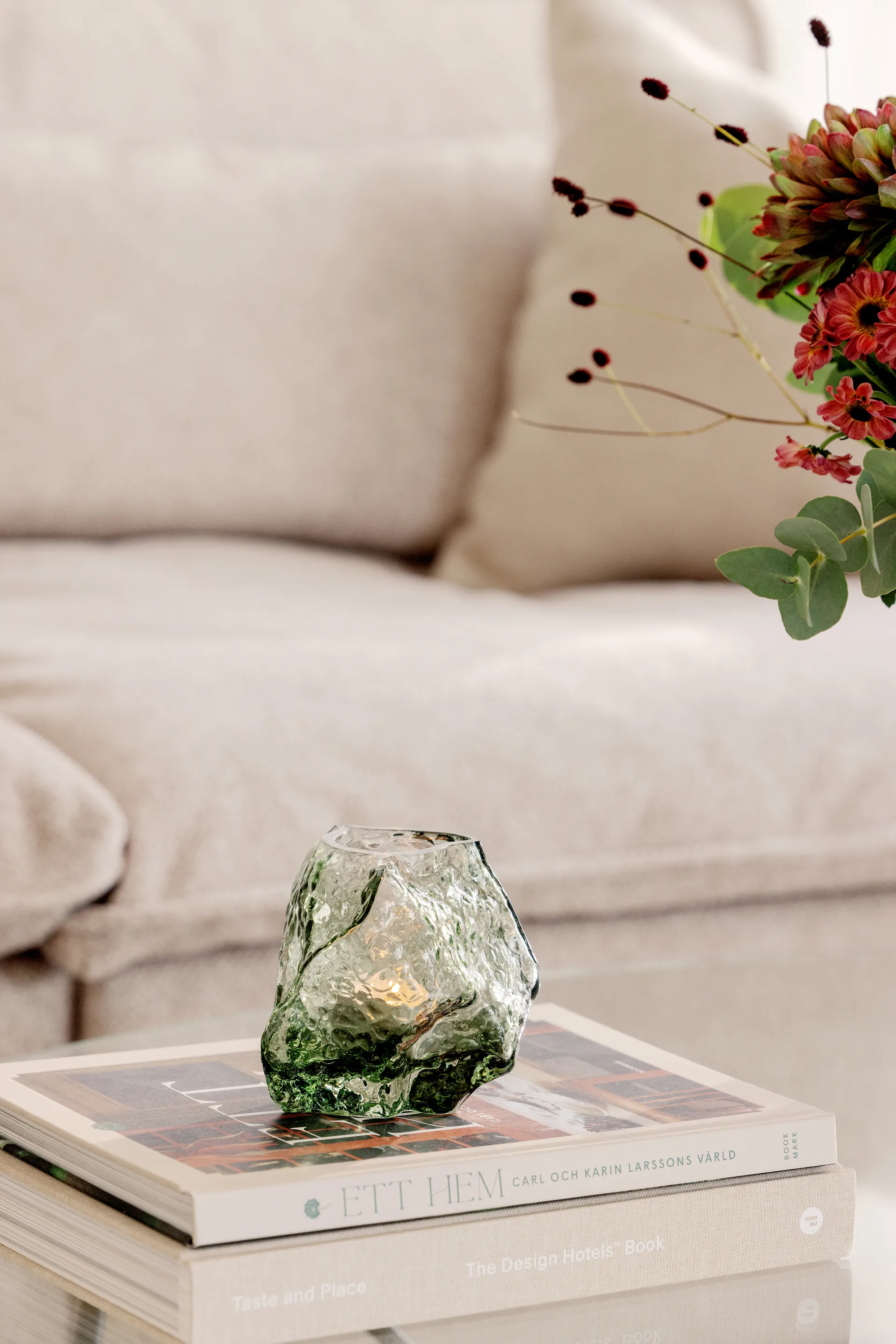 Valerie 12 fyrfadsstage, Grøn Globen Lighting