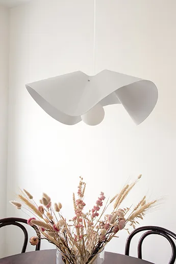 Volang pendel Ø50 cm - Hvid - Globen Lighting