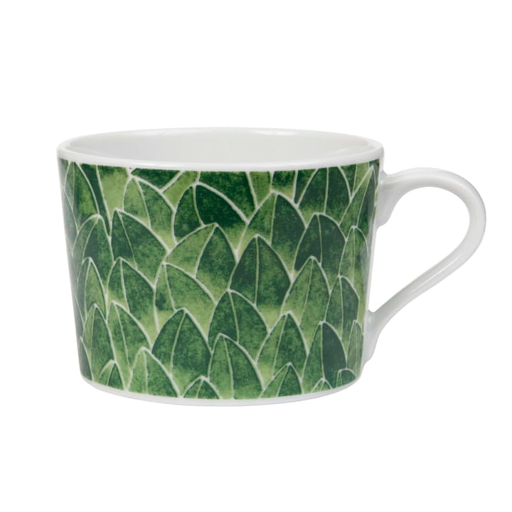 Botanica kop med hank grøn, Field Götefors Porslin