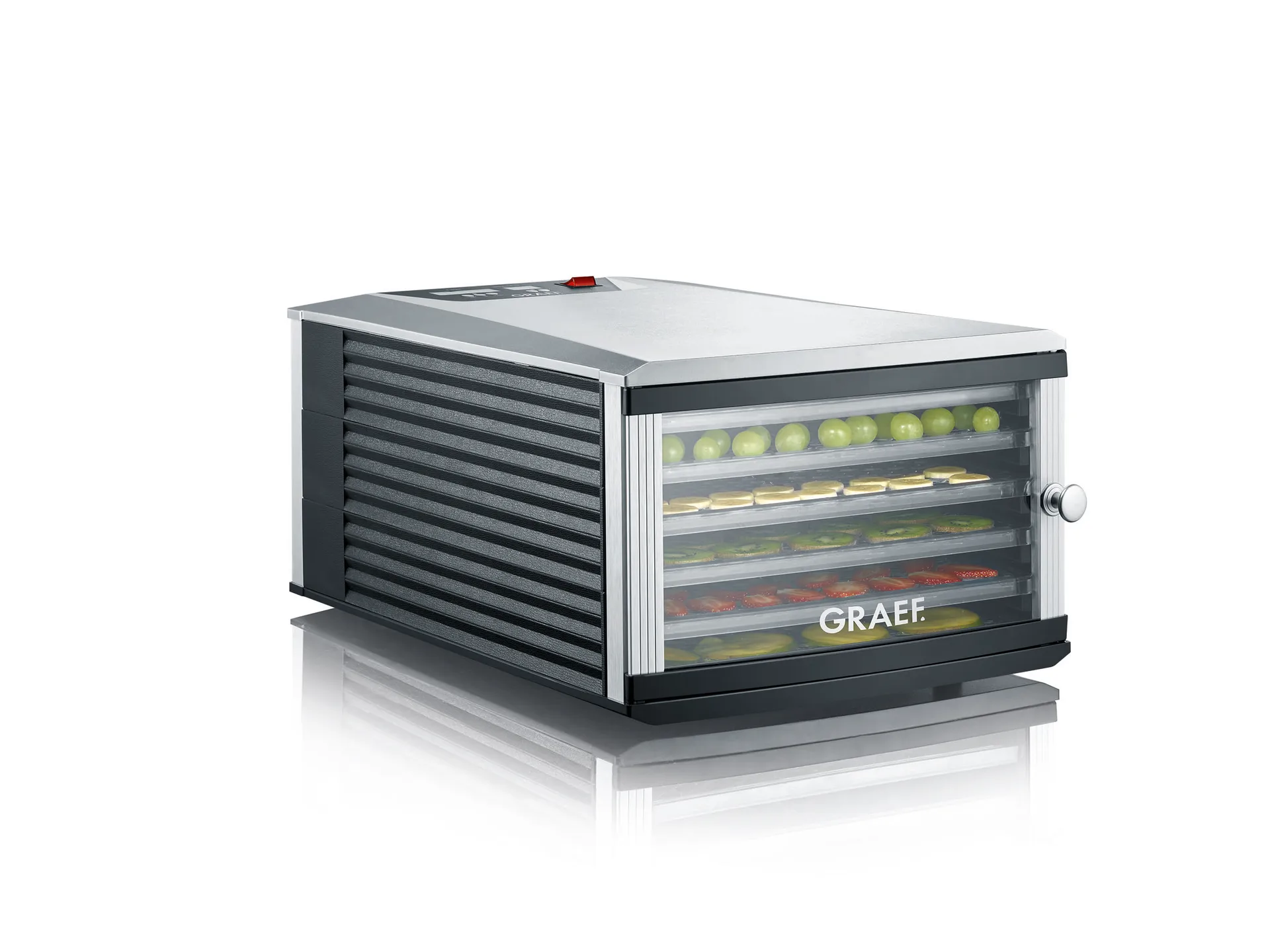Graef DA506 Dehydrator svamptørrer 6 bakker, Sort-grå Graef
