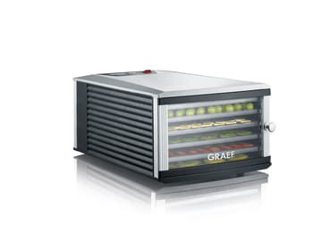 Graef DA506 Dehydrator svamptørrer 6 bakker - Sort-grå - Graef