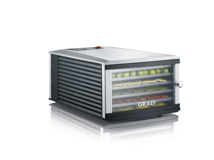 Graef DA506 Dehydrator svamptørrer 6 bakker, Sort-grå Graef
