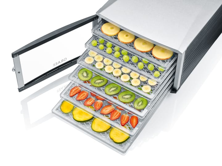 Graef DA506 Dehydrator svamptørrer 6 bakker, Sort-grå Graef