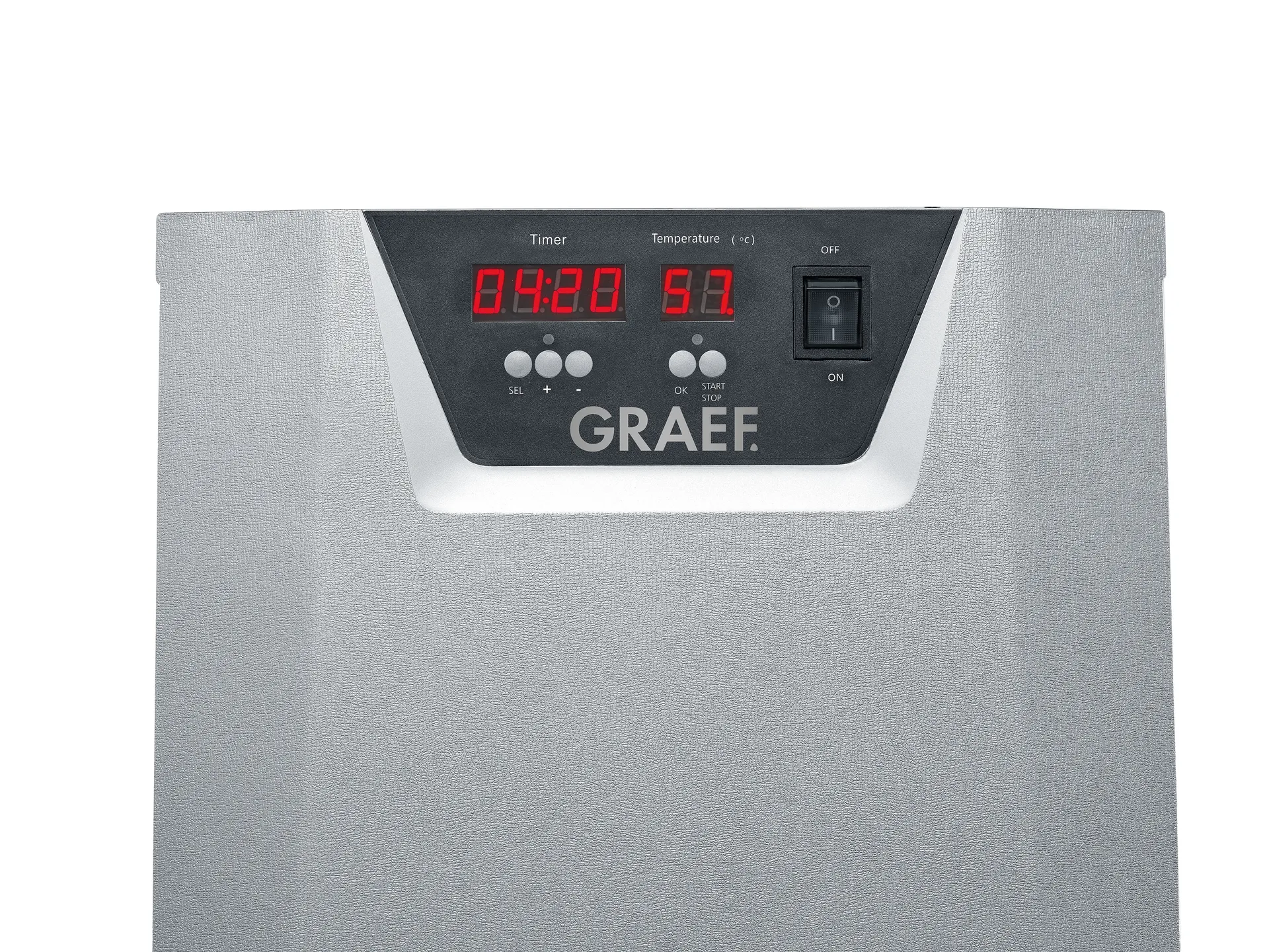 Graef DA510 Dehydrator svamptørrer 10 bakker, Sort-grå Graef