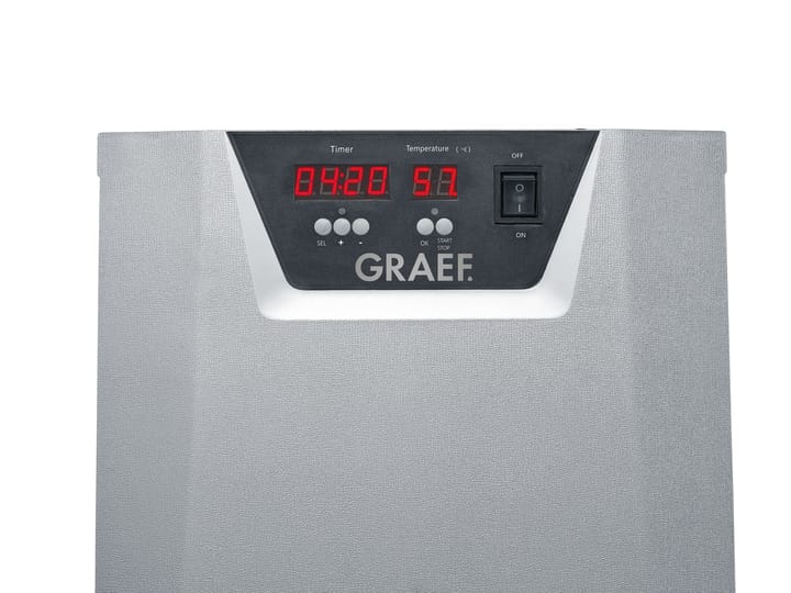 Graef DA510 Dehydrator svamptørrer 10 bakker, Sort-grå Graef