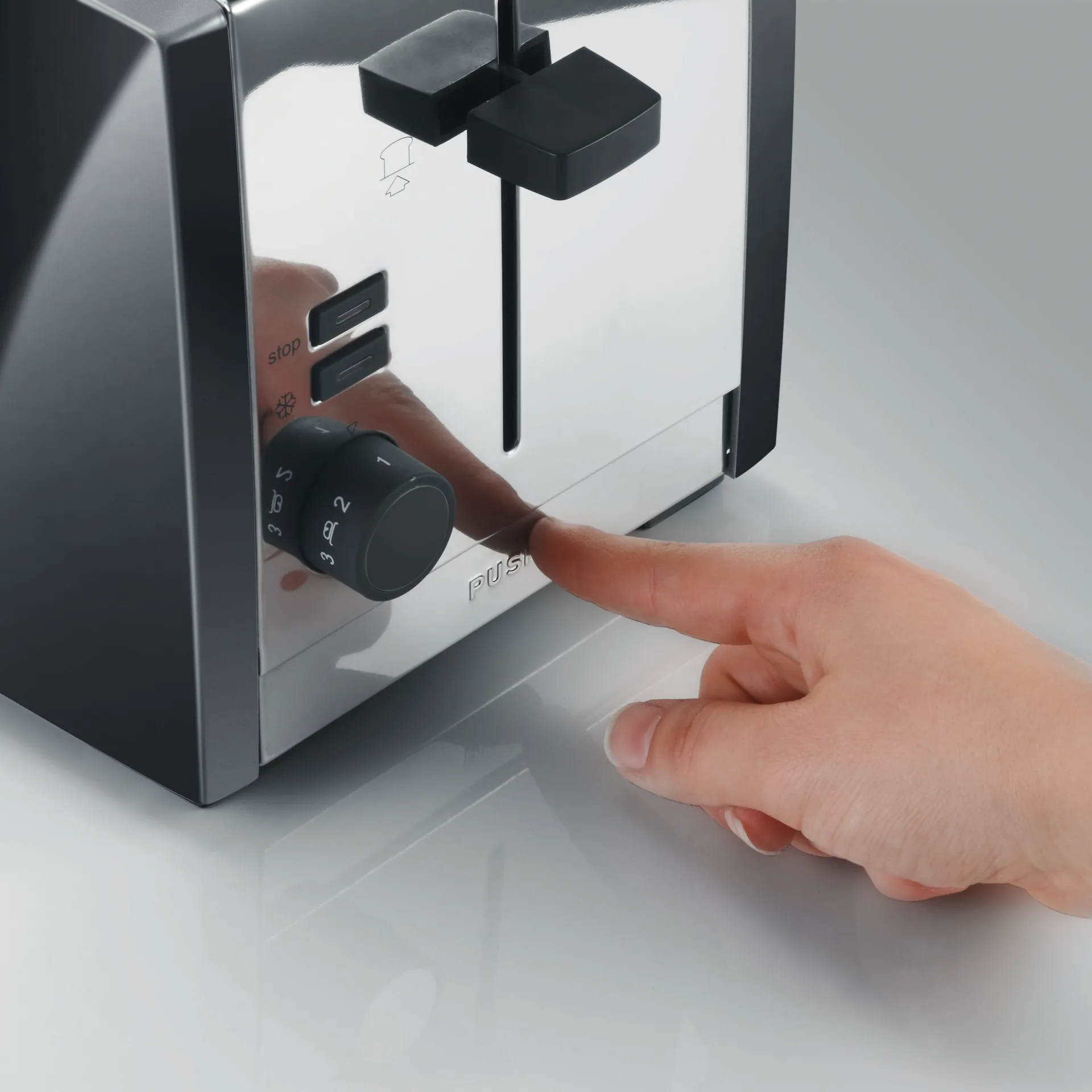 Graef TO102 brødrister 4 skiver, Sort Graef