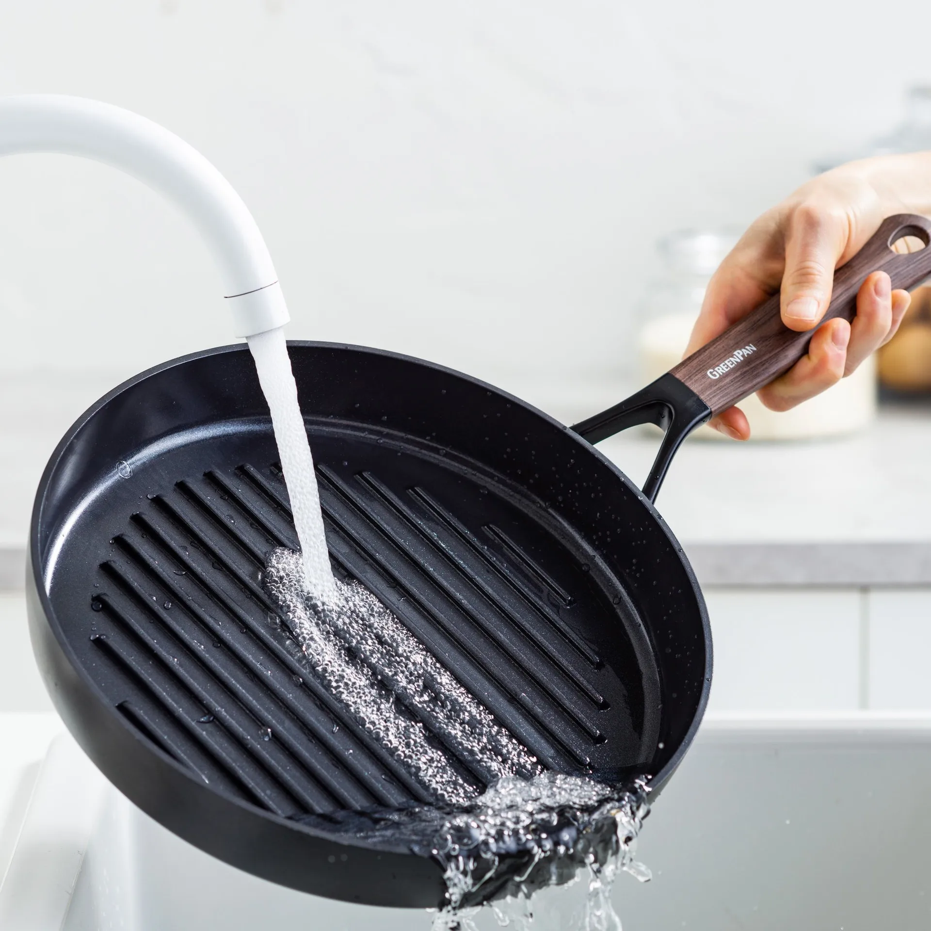 Eco Smartshape grillpande 28 cm, Dark wood GreenPan