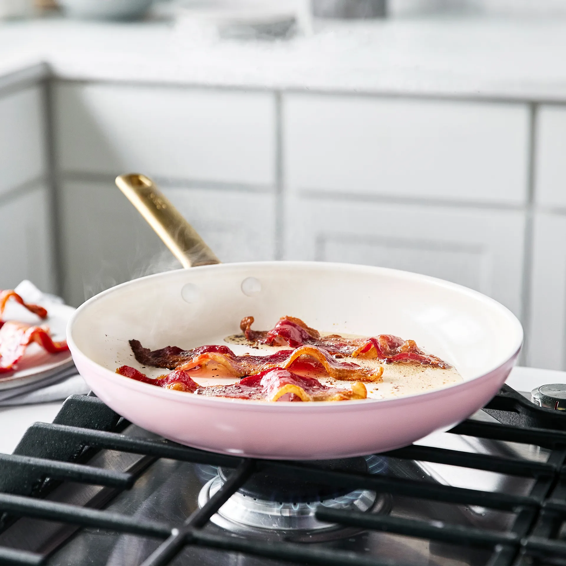 Padova stegepandesæt 20 + 26 cm, Blush pink GreenPan