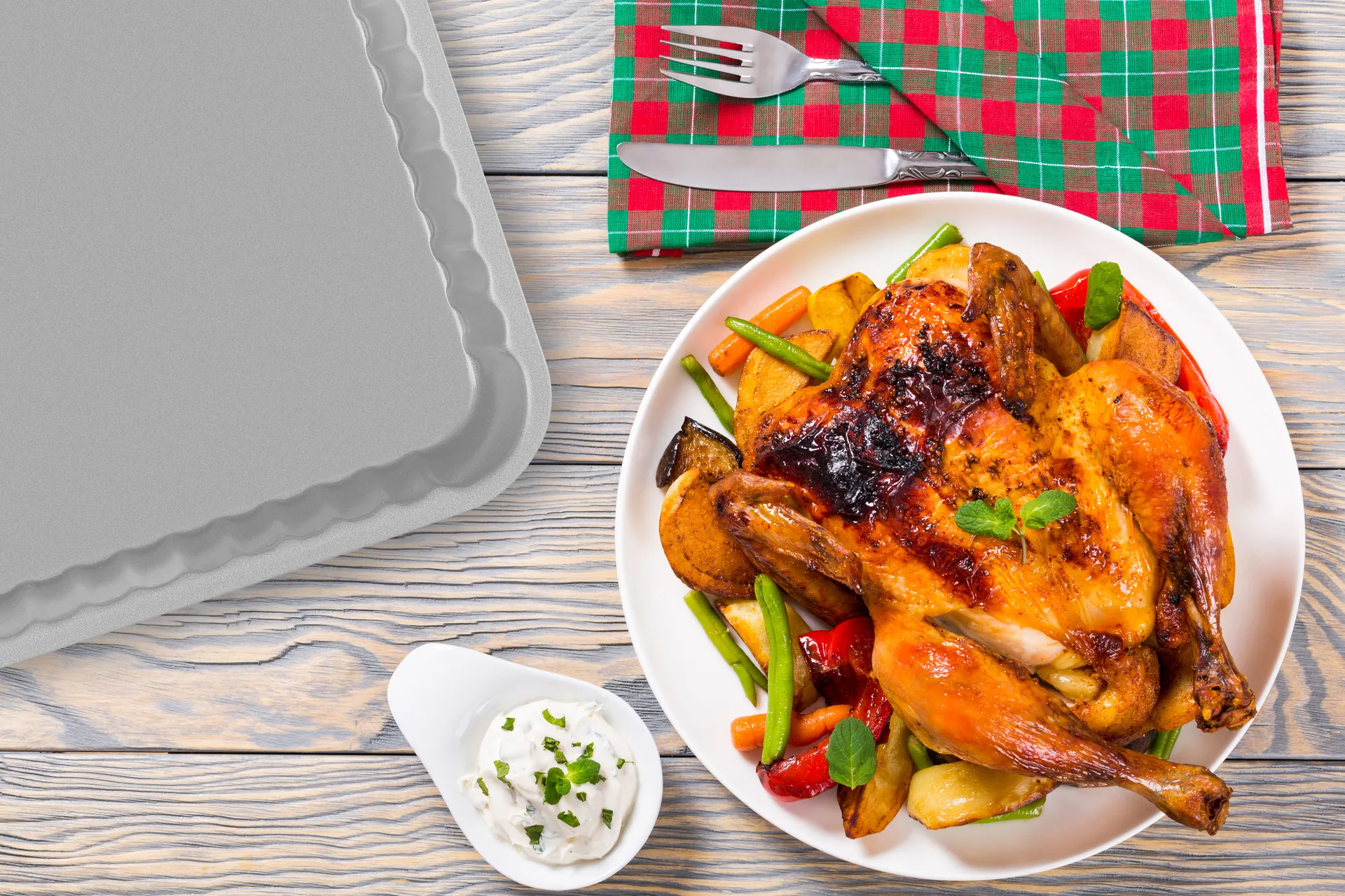 Silver Eligance ovnfast fad, Stål, firkantet, 24x4,5 cm Guardini