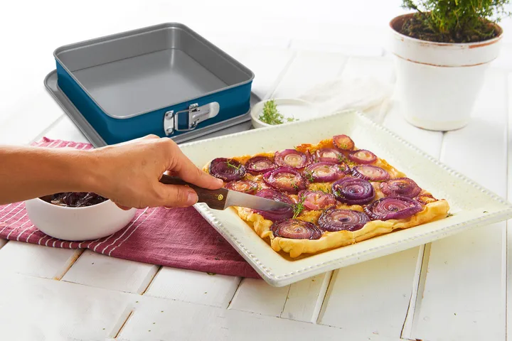 Xbake springform - Stål, firkantet, 24x7 cm - Guardini