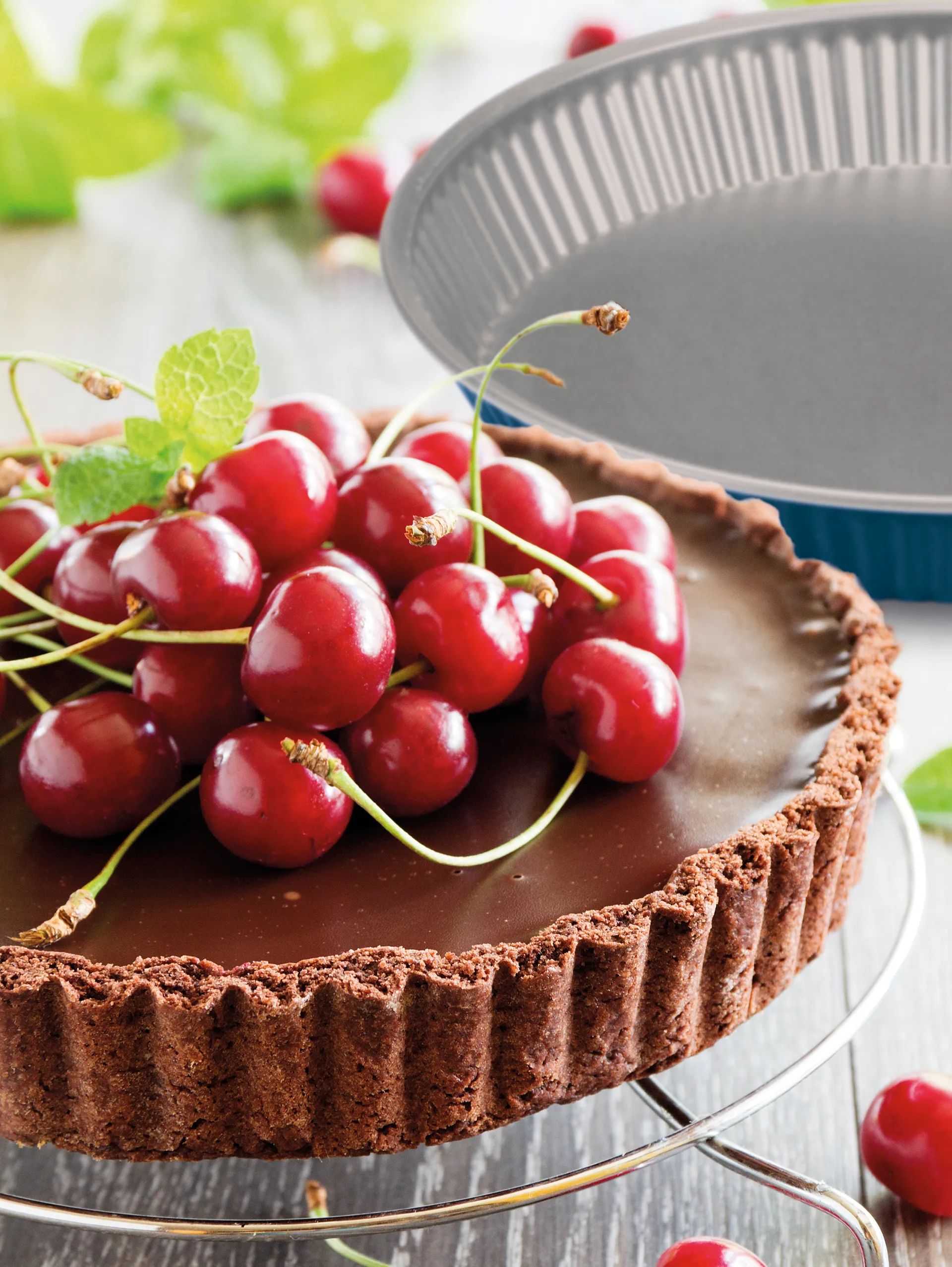 Xbake tærteform, Stål, rund, Ø28 × 4 cm Guardini