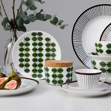 Ribb tallerken - Ø 28 cm - Gustafsbergs Porslinsfabrik