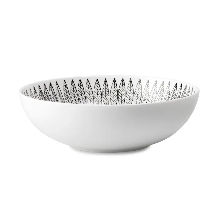 Sort Salix skål 17 cm - sort - Gustafsbergs Porslinsfabrik