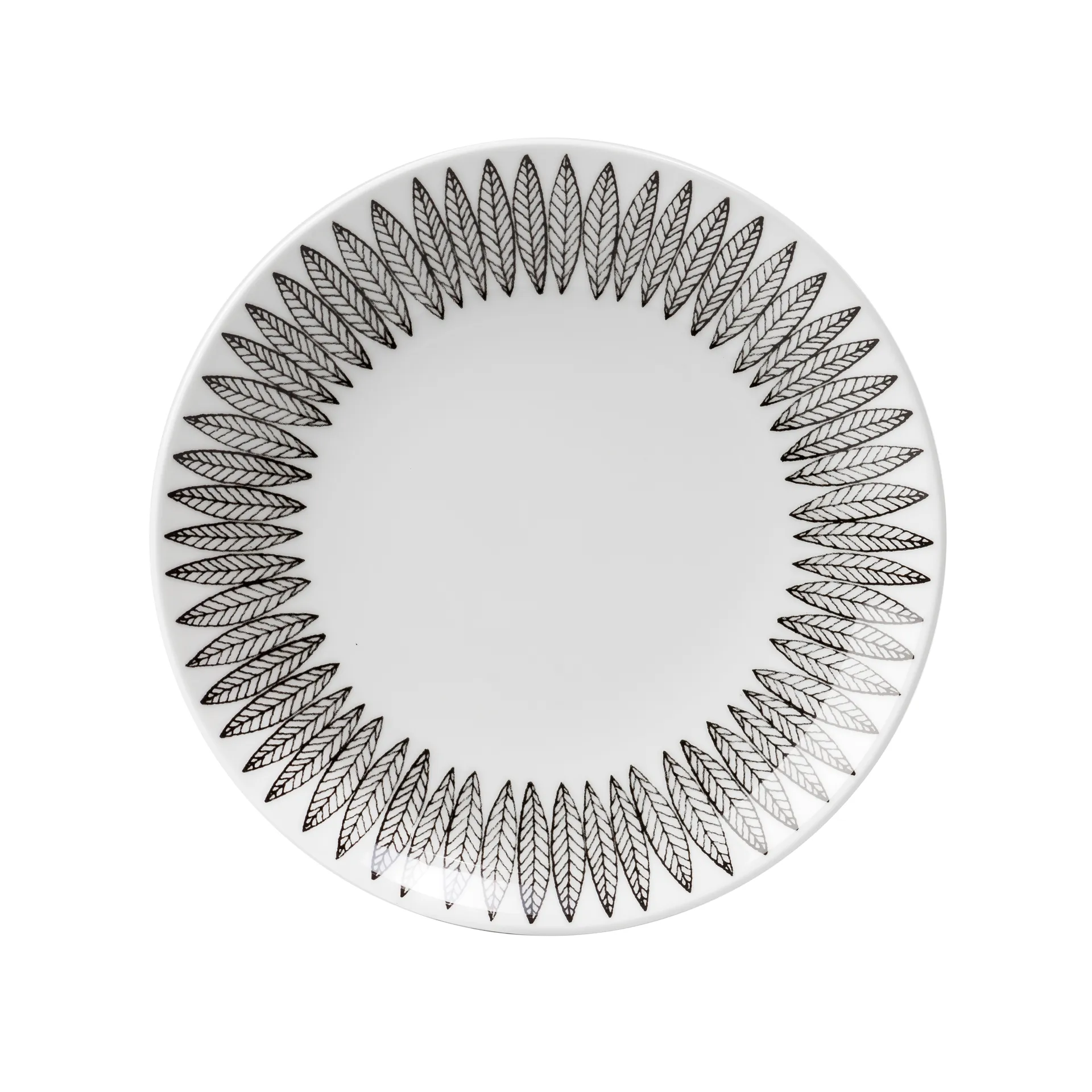 Gustafsbergs Porslinsfabrik Sort Salix tallerken Ø 18 cm
