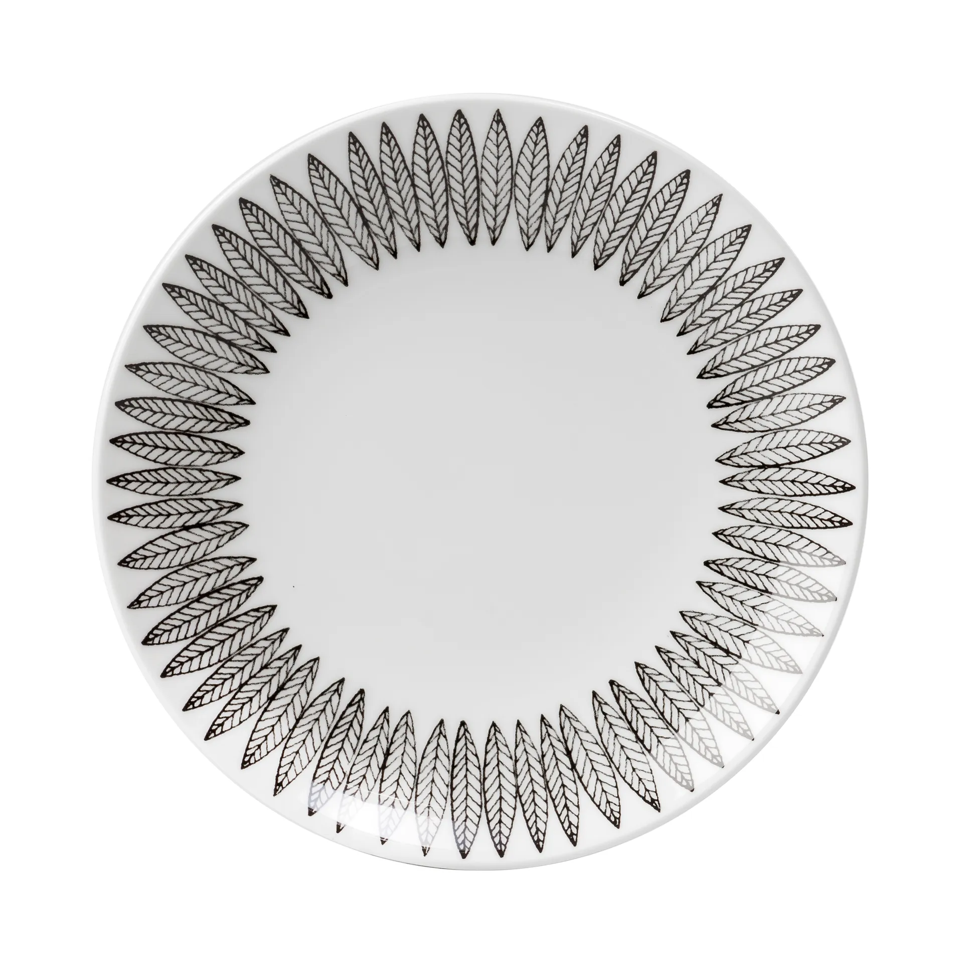 Gustafsbergs Porslinsfabrik Sort Salix tallerken Ø 22 cm